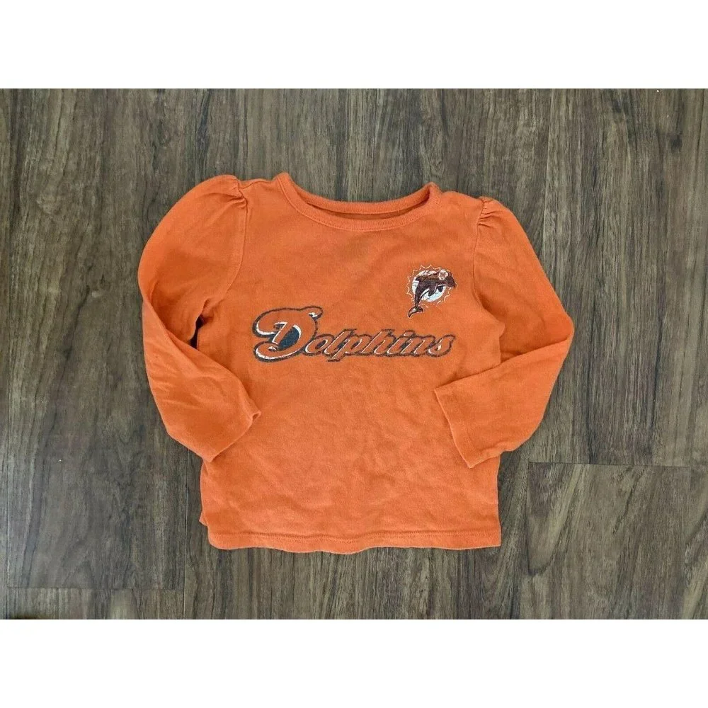 Miami Dolphins Old Navy Baby Girl Orange T Shirts‎